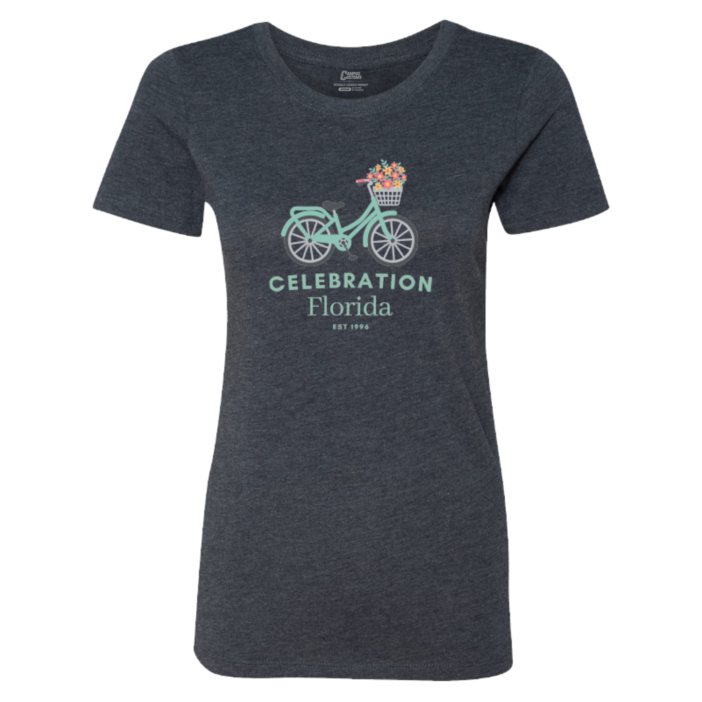 Ladies Celebration Floral Bike Tee