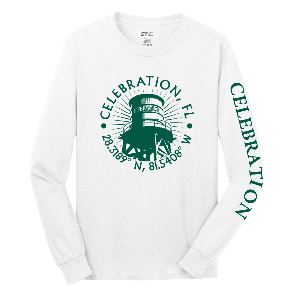 Celebration Water Tower Long Sleeve Tee