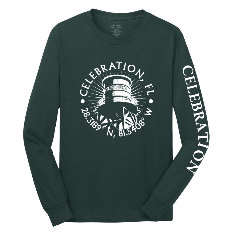 Celebration Water Tower Long Sleeve Tee