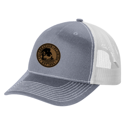 Celebration Leather Patch Cap