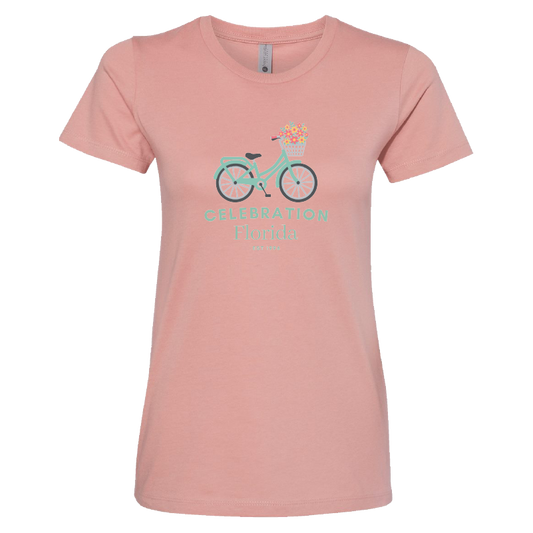 Ladies Celebration Floral Bike Tee