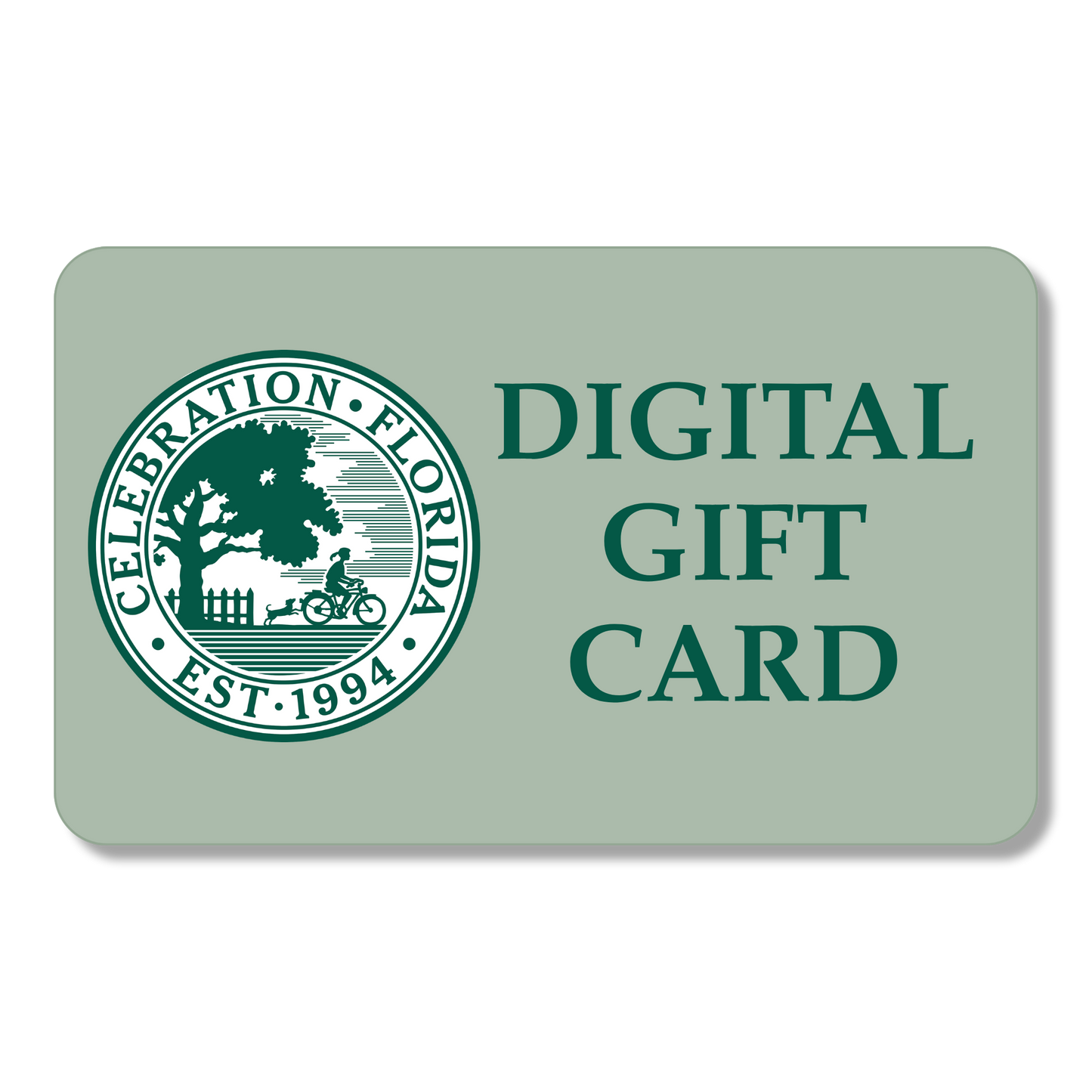 Celebration Logo Store Digital Gift Card