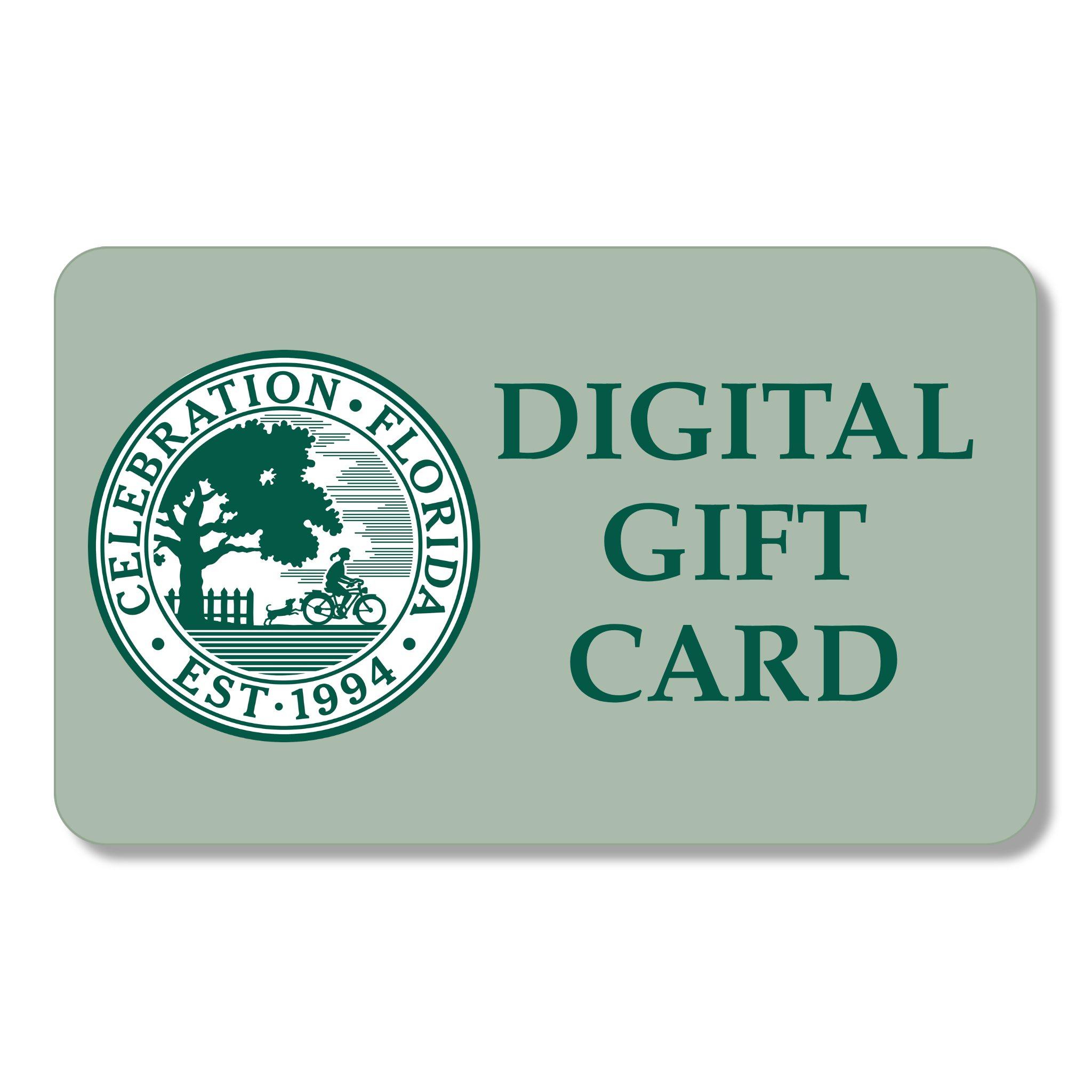 Celebration Logo Store Digital Gift Card